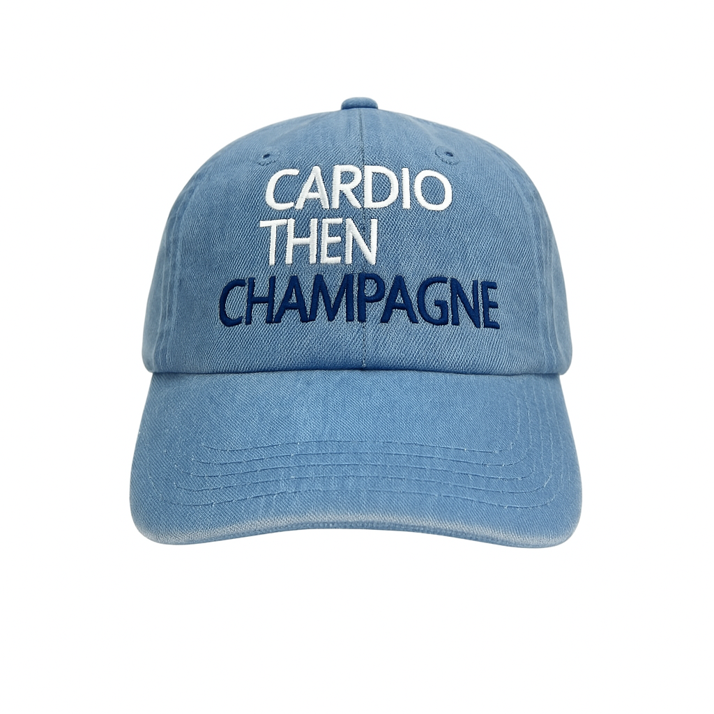 Cardio then Champagne: Denim