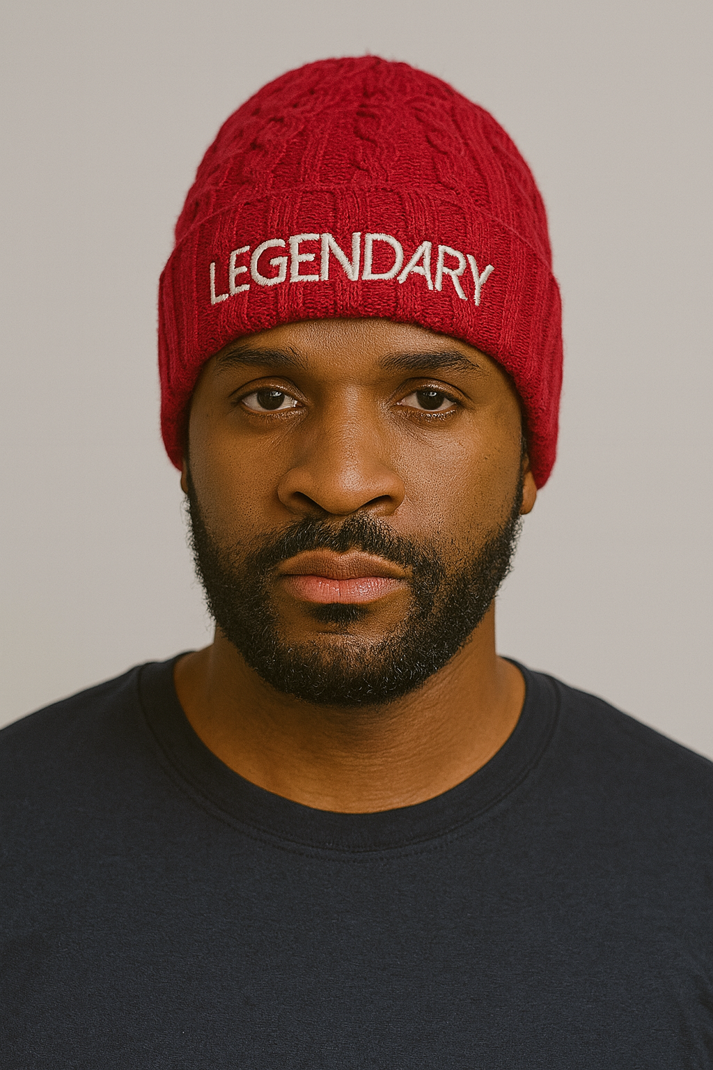 Legendary Beanie: Red & White