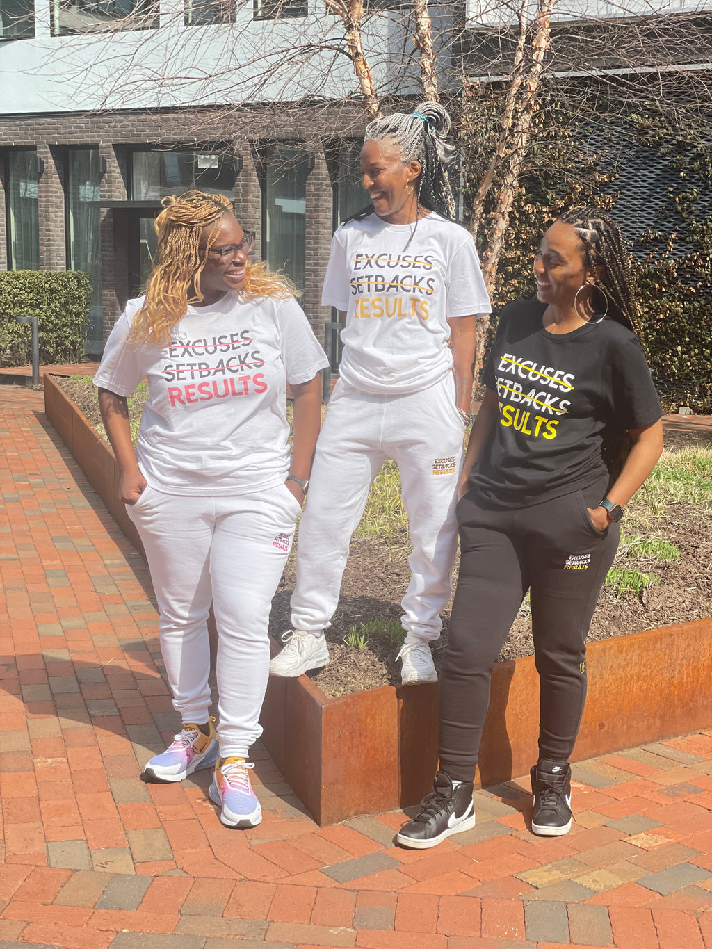 RESULTS T-Shirt: White & Yellow