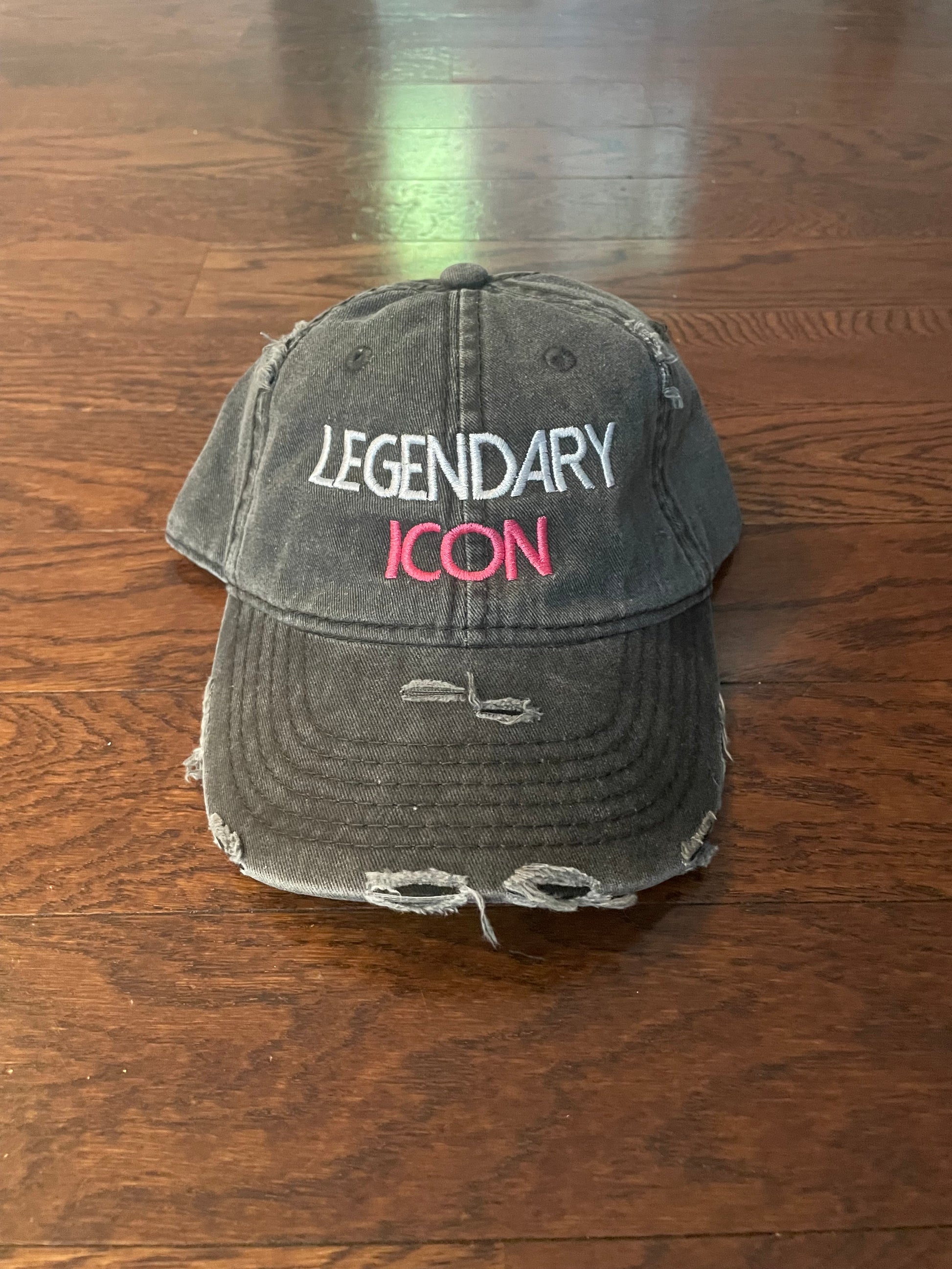 Legendary Icon Hat: Black & Pink