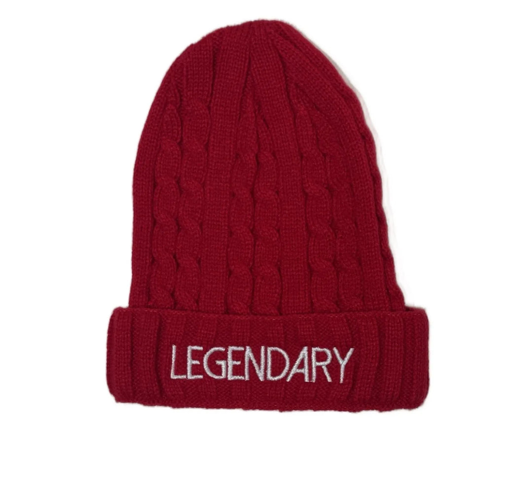 Legendary Beanie: Red & White