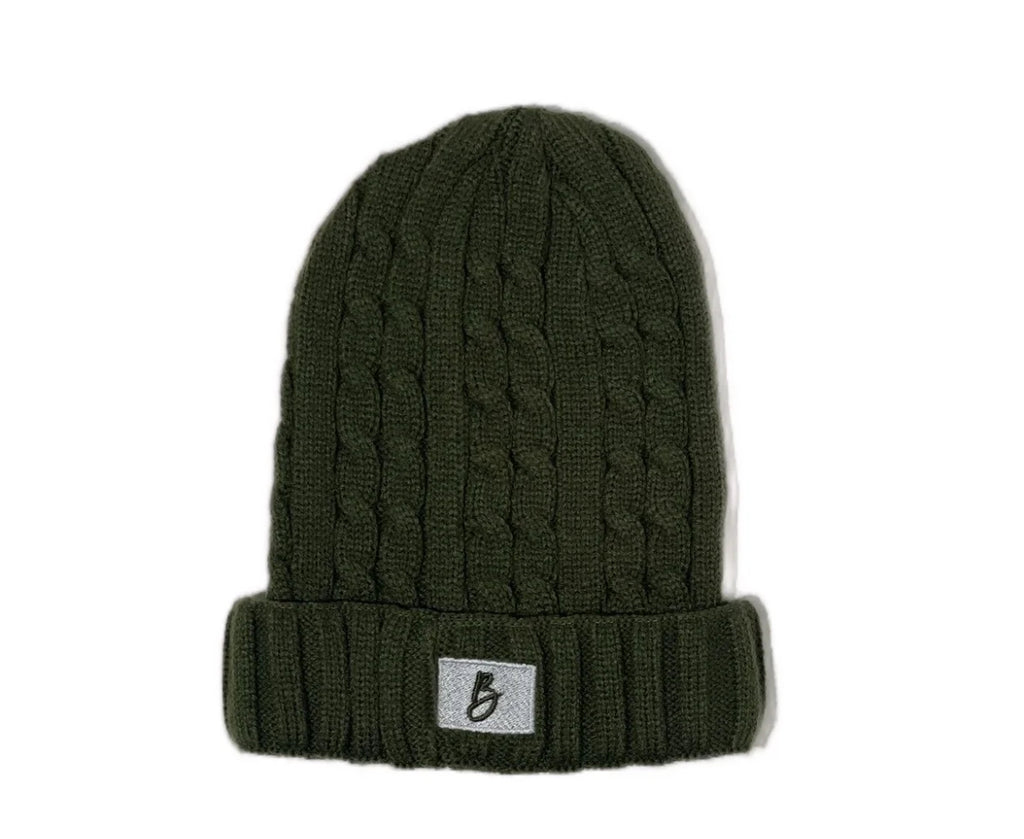 Legendary Beanie: Olive & White