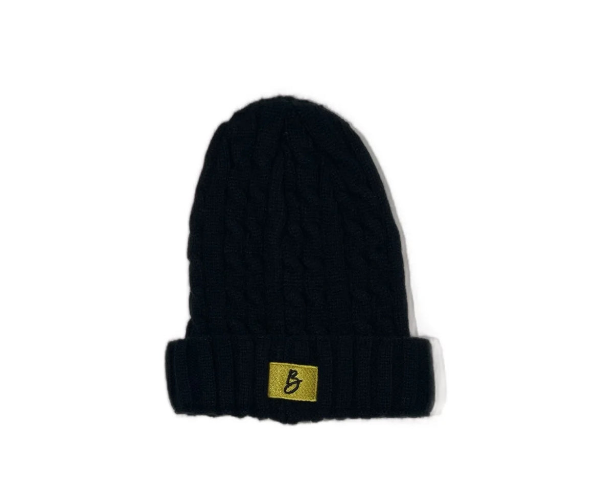 Legendary Beanie: Black & Yellow