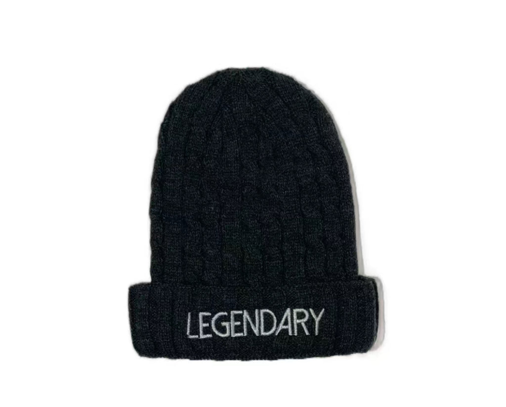 Legendary Beanie: Grey & White