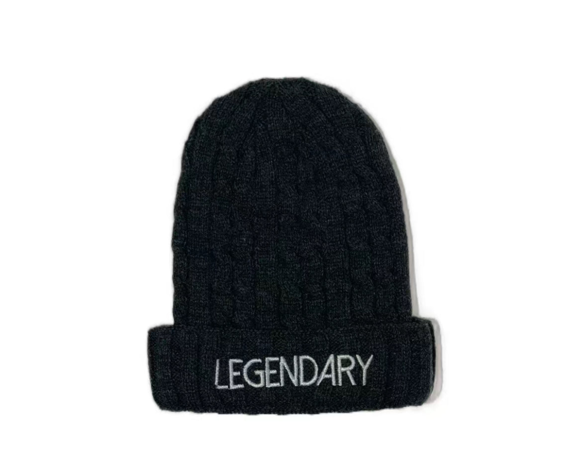 Legendary Beanie: Grey & White