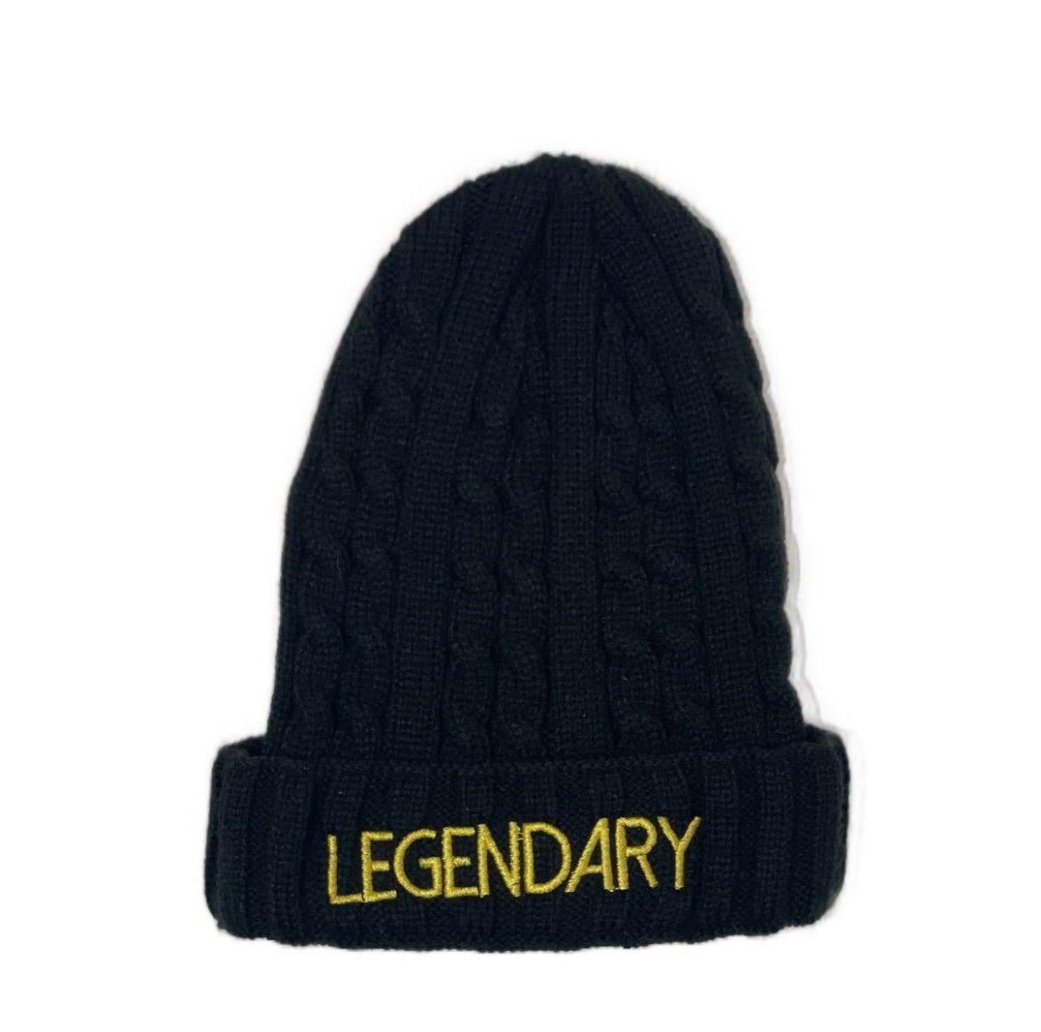 Legendary Beanie: Black & Yellow