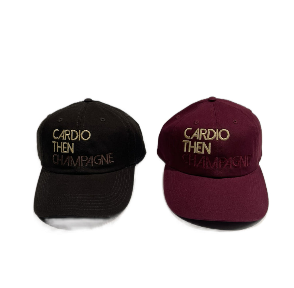 Cardio then Champagne hat : Mocha